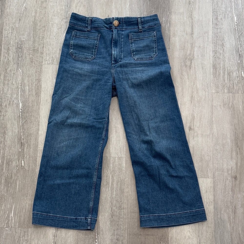 MAEVE The Colette High-Rise Wide-Leg Jeans